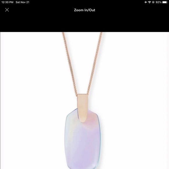 Kendra Scott NWOT Inez Dichroic Necklace - Picture 3 of 9
